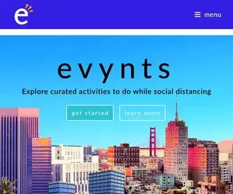 Evynts.com(Home) Screenshot
