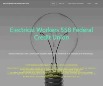 EW558Fcu.com(Electrical Workers 558 Federal Credit Union) Screenshot