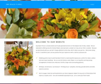 Ewabeachfloral.com(Ewa Beach Floral flowers from your local full service retail flower shop in Ewa Beach) Screenshot