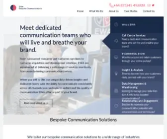 Ewagroup.com(Contact Centre Outsourcing) Screenshot