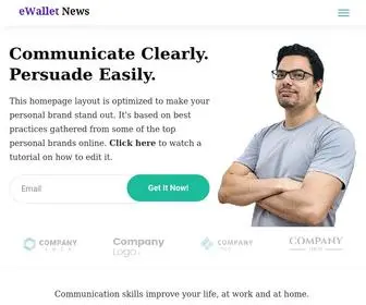 Ewalletnews.com(Digital Wallet News) Screenshot