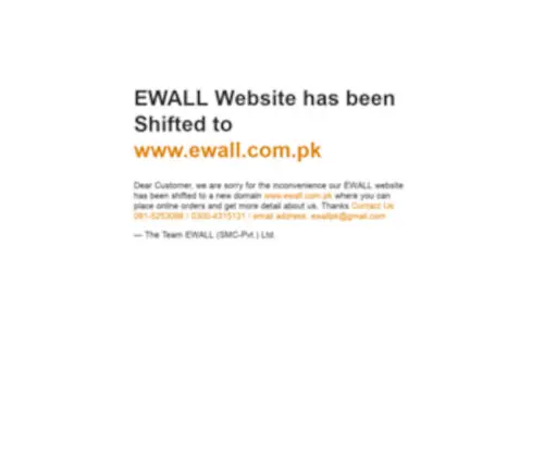 Ewallpk.com(Electronics Wall) Screenshot