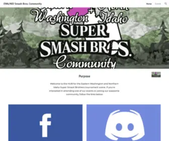 Ewasmash.com(EWA/NID Smash Bros) Screenshot