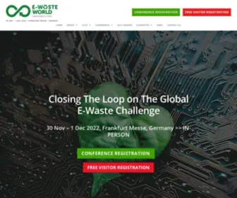 Ewaste-Expo.com(E-Waste World Conference & Expo 2020) Screenshot