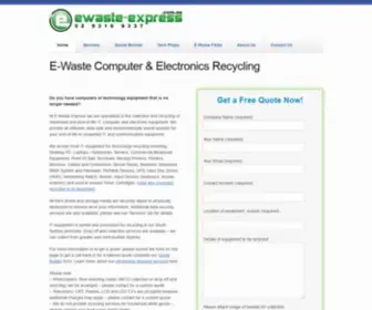 Ewaste-Express.com.au(Electronics Recycling) Screenshot