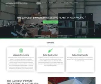 Ewasteaus.com(Australian WEEE Recycling) Screenshot