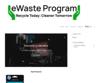 Ewasteprogram.com(A recycling program) Screenshot