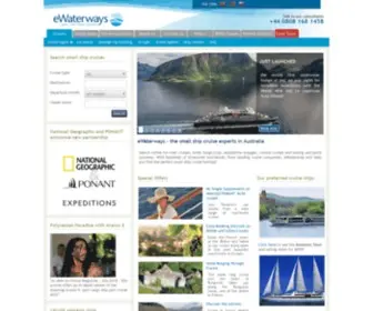 Ewaterways.com.au(Great Value Cruise Deals) Screenshot