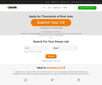 Ewazefa.com(Search & Apply For Jobs in Egypt) Screenshot