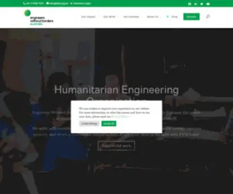 EWB.org.au(EWB Australia) Screenshot