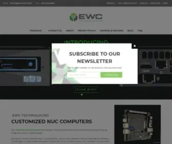 Ewctech.net(Save Money & Time With Customizable NUC Computers) Screenshot