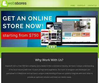 EwebStores.co.nz(E-Webstores) Screenshot