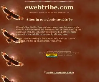 Ewebtribe.com(Entry page) Screenshot