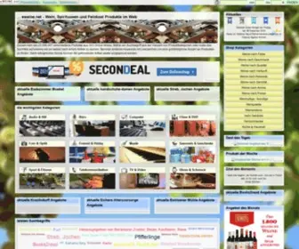 Eweine.net(Wein &amp; Sekt trinken und Feinkost sowie Gebäck) Screenshot