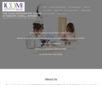 Ewellosteopath.com(Ewell Osteopath) Screenshot