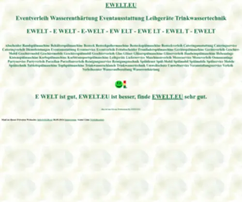 Ewelt.eu(Spülmobil) Screenshot