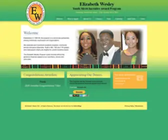 Ewesleyaward.org(Elizabeth Wesley) Screenshot