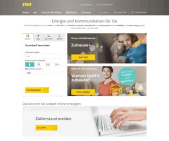 Ewetel.com(Sie haben die Wahl) Screenshot