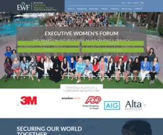 EWF-Usa.com(Executive Women's Forum) Screenshot