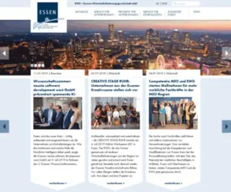 EWG.de(Essener Wirtschaftsförderungsgesellschaft mbH) Screenshot