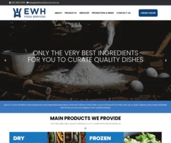 Ewhfoodservices.com.au(FOOD SERVICE) Screenshot