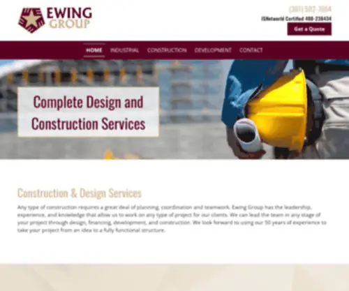 Ewingcc.com(Building Construction) Screenshot