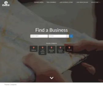 Ewire.com(Find a Business) Screenshot