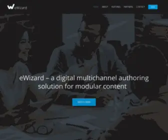 Ewizard.io(Content Experience Platform for Life Sciences and Pharma) Screenshot