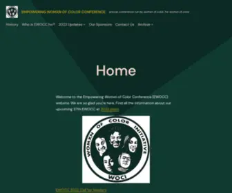 Ewocc-Berkeley.com(Empowering Womxn of Color Conference Home) Screenshot