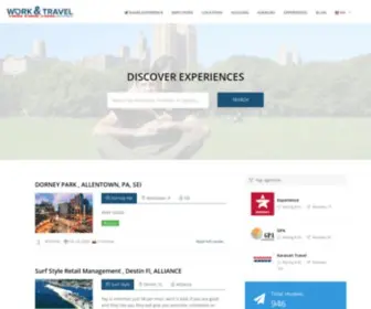 Eworkandtravel.com(Work & Travel Experience) Screenshot