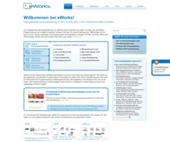 Eworks.de( Willkommen bei eWorks) Screenshot