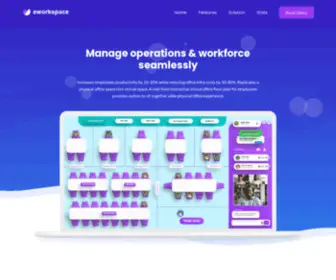 Eworkspace.live(Virtual Office Platform) Screenshot