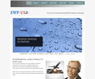 EWP-Usa.com(Water Filtration Components) Screenshot