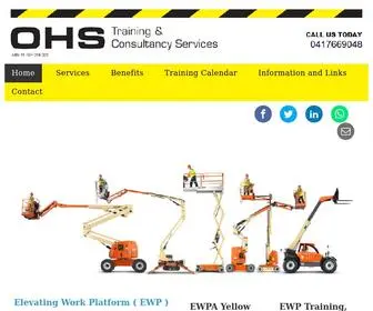 EwptrainingqLD.com.au(EWP ( Elevating Work Platform ) Training For Scissorlifts) Screenshot