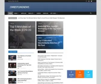 Ewrestlingnews.com(Wrestling News) Screenshot