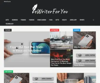 Ewriterforyou.com(Best Guest Posting Site) Screenshot