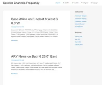 Ewsat.com(Find the Frequency of your TV satellite channel) Screenshot