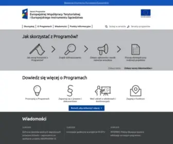 EWT.gov.pl(Europejska Współpraca Terytorialna) Screenshot