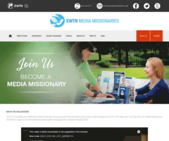 Ewtnmissionaries.com(EWTN Missionaries) Screenshot