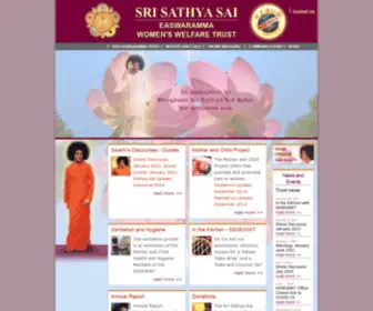 EWWT.org.in(The Sri Sathya Sai Easwaramma Women's Welfare Trust) Screenshot