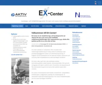 EX-Center.org(EX-Center är ett rehabiliterings) Screenshot