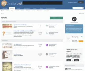EX-Christian.net(Forums) Screenshot