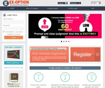 EX-Option.com(EX Option) Screenshot