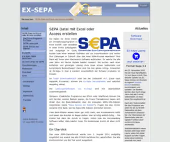 EX-Sepa.de(EXCEL-Datei in SEPA-XML konvertieren) Screenshot