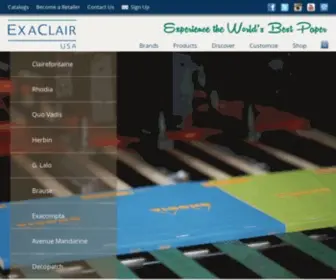 Exaclair2.com(Exaclair, Inc) Screenshot
