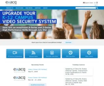 Exacq.com(Exacq Technologies) Screenshot