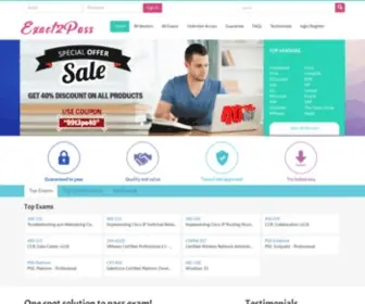 Exact2Pass.com(Verified IT Braindumps with PDF and Testing Engine Solution) Screenshot