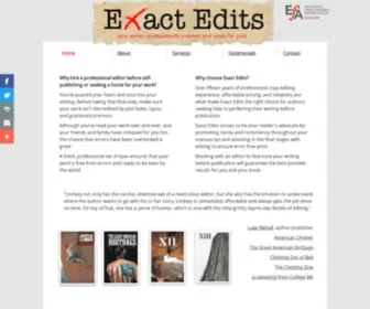 Exactedits.com(Exact Edits) Screenshot