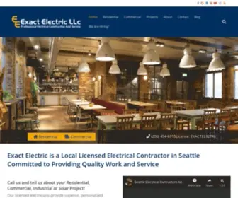 Exactelectric.com(Exact Electric) Screenshot