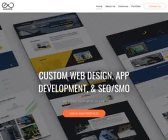 Exactink.com(A Custom Website Design & App Development Company in Dallas) Screenshot